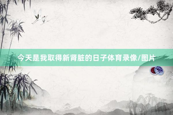 今天是我取得新肾脏的日子体育录像/图片