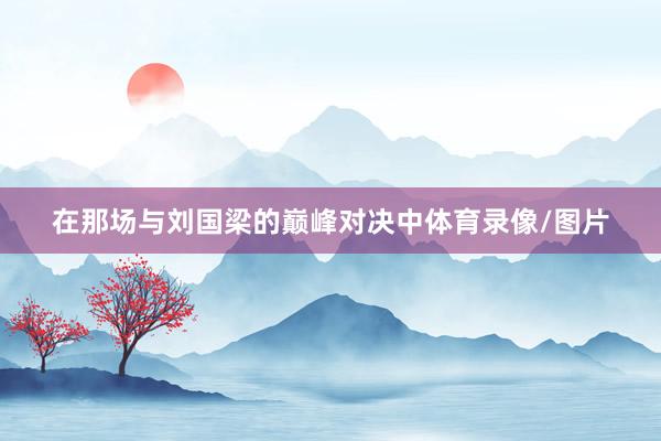 在那场与刘国梁的巅峰对决中体育录像/图片