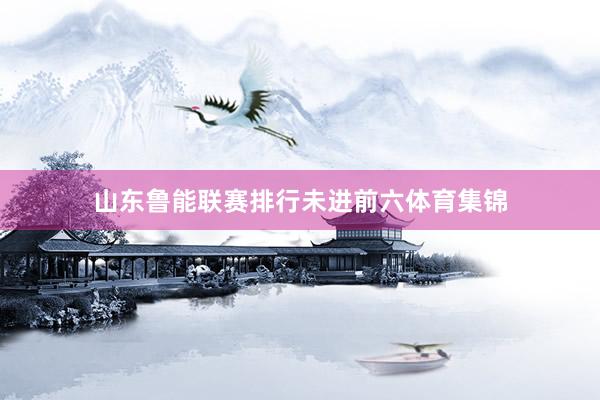 山东鲁能联赛排行未进前六体育集锦