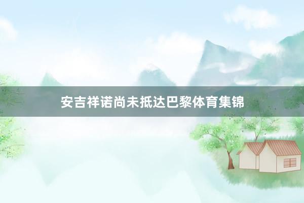 安吉祥诺尚未抵达巴黎体育集锦