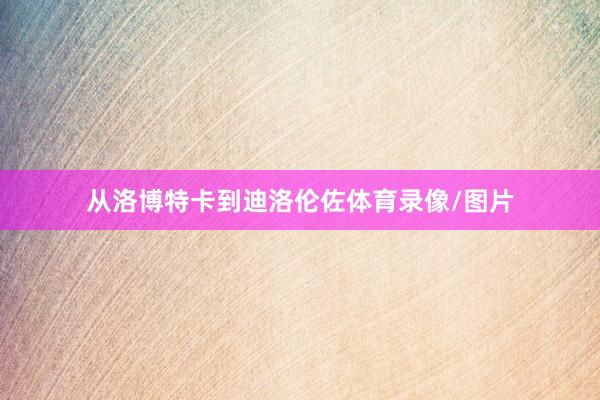 从洛博特卡到迪洛伦佐体育录像/图片
