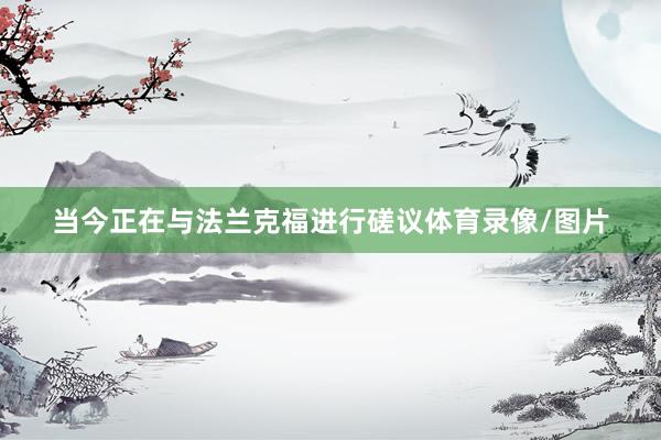 当今正在与法兰克福进行磋议体育录像/图片