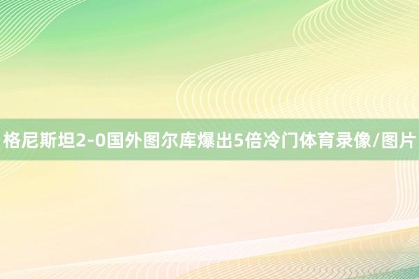 格尼斯坦2-0国外图尔库爆出5倍冷门体育录像/图片